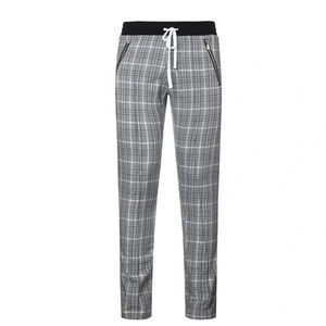 NWOT Christos The Platinum Plaid Trousers Pants